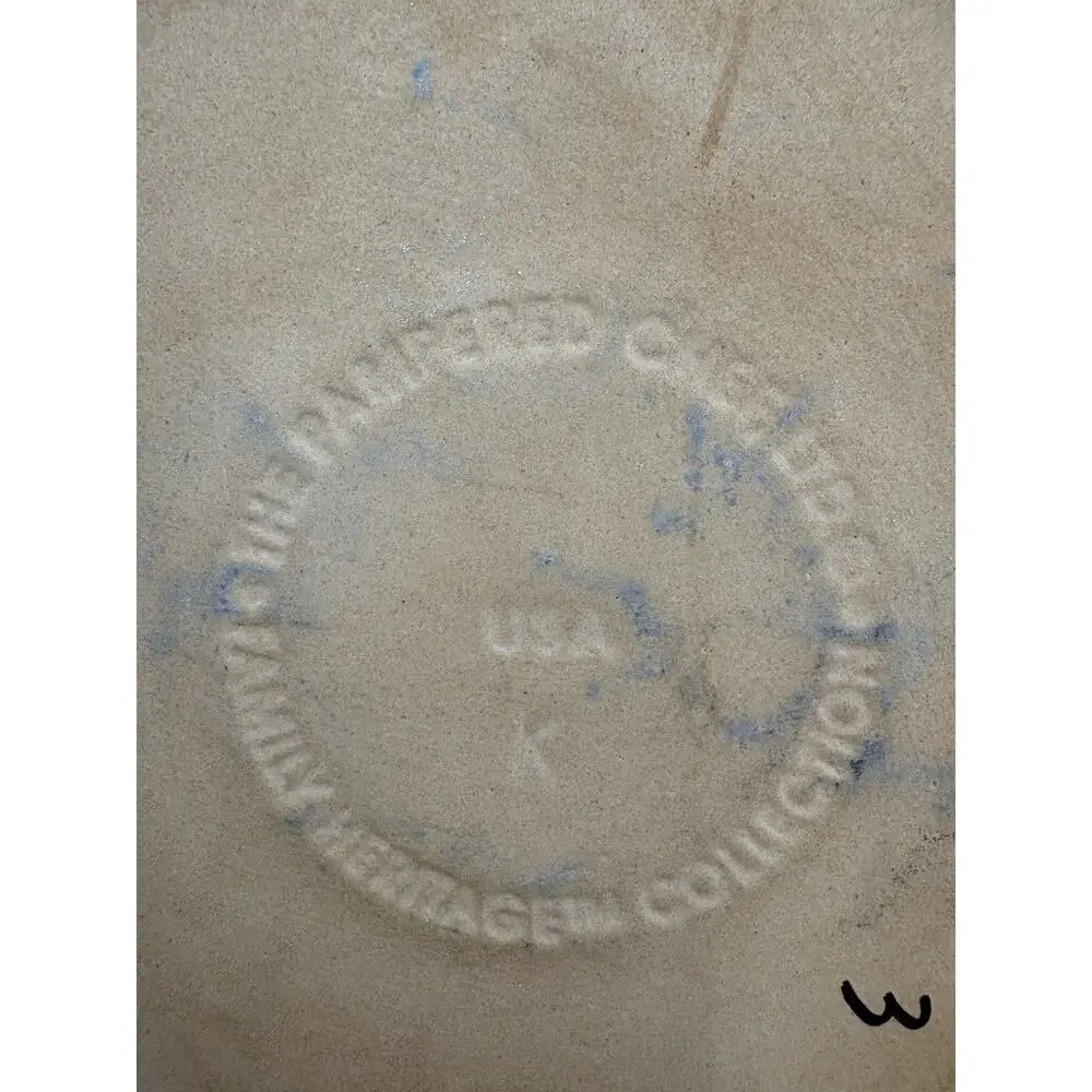 Pampered Chef Stoneware Pie Plate 10” FAMILY HERITAGE R-10